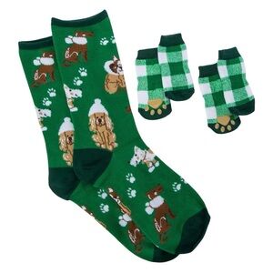 NEW Matching Pet & Owner Sock Set